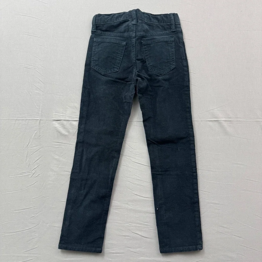 Gap‎ Kids Boys Size 7 Navy Blue Corduroy Slim Fit Adjustable Waist Pants